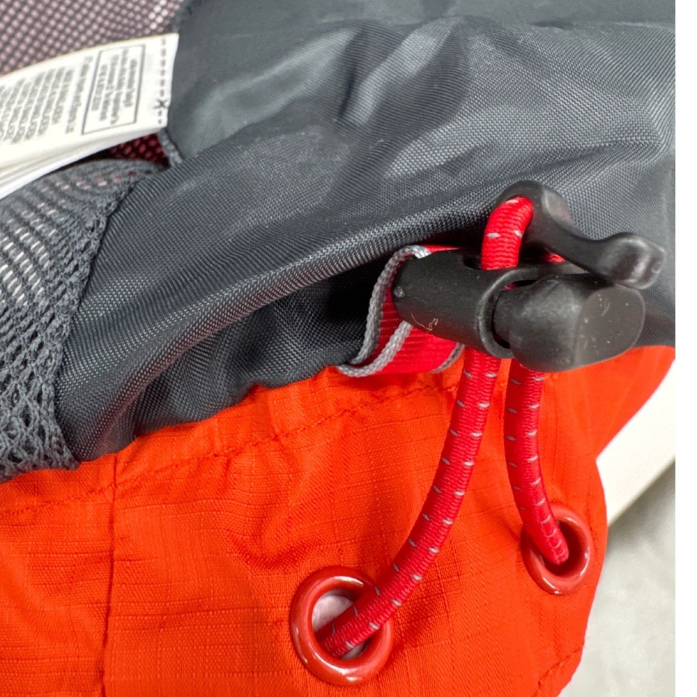 Adidas Mens Windbreaker Rain Jacket XL Orange Outdoor Hiking ClimaProof Full Zip - Picture 12 of 12